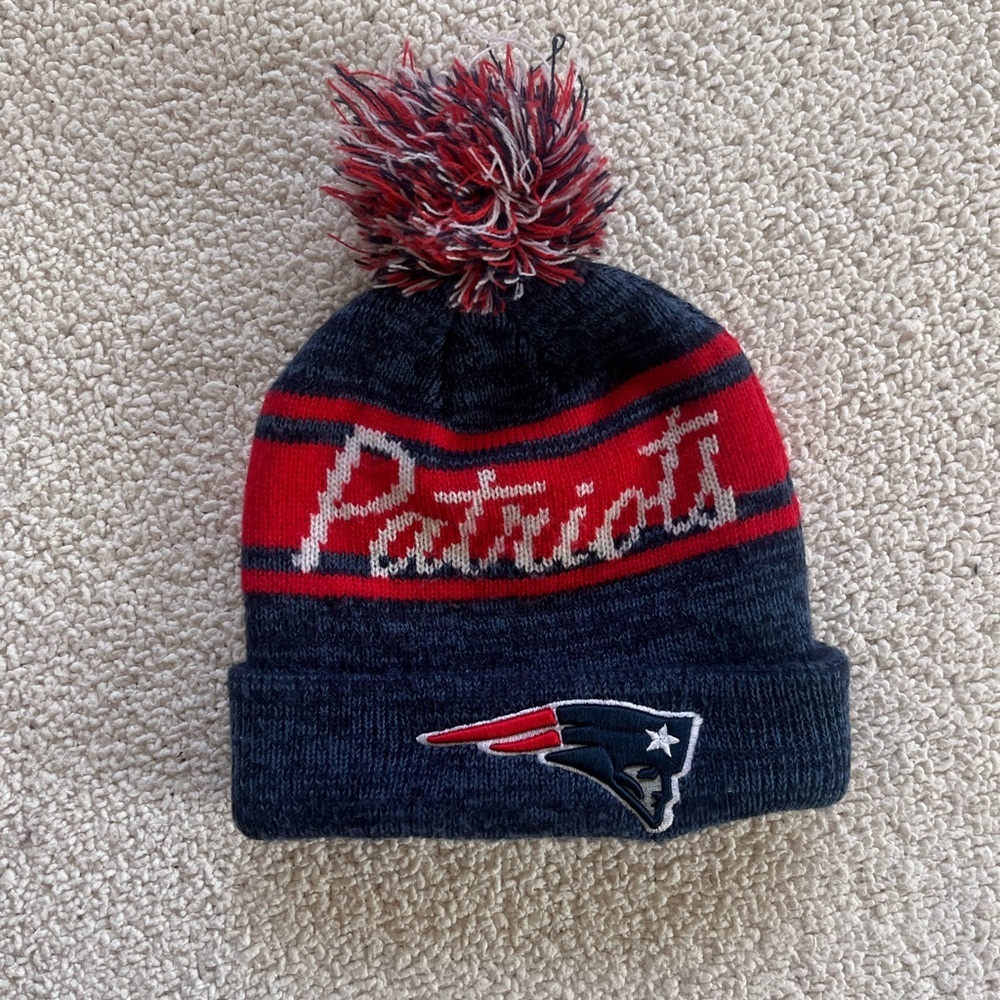 NFL Patriots Knit‎ Beanie - Red and Blue